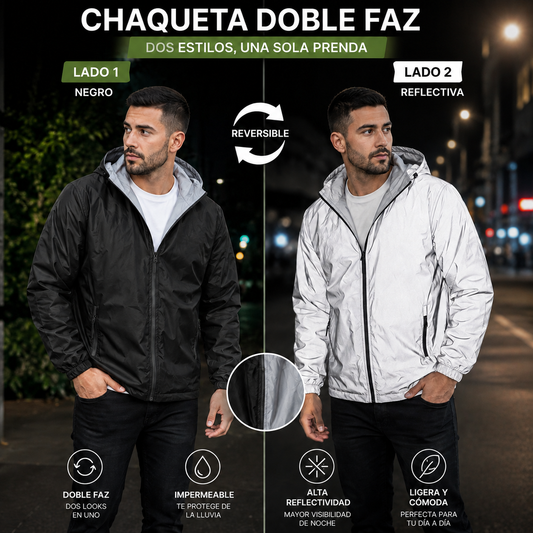 2 CHAQUETAS EN 1   ( DOBLE FAZ)