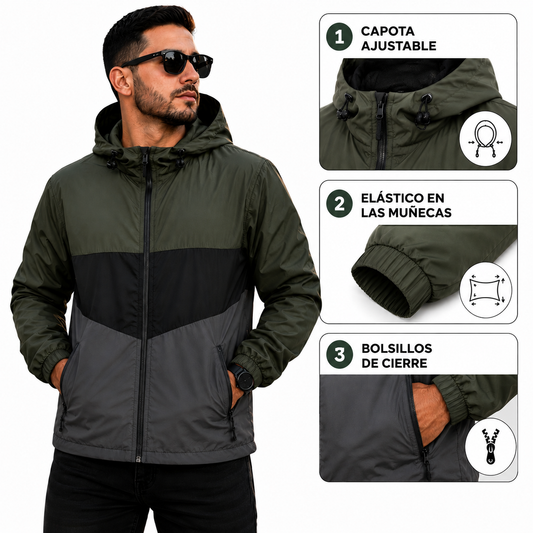 CHAQUETA TRILINE, CORTAVIENTOS